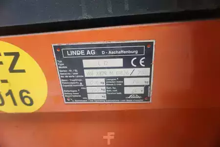 Stacker pedestre 2001  Linde L 12 - 2020er Batterie (4)