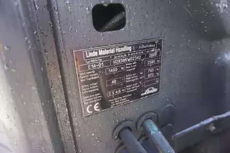 Carrelli elettrici 3 ruote 2008  Linde E 14-01 - Triplex - 2018er Batterie (12)