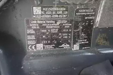 El Truck - 4-hjul 2020  Linde E 35L-01 - 2020er (2)
