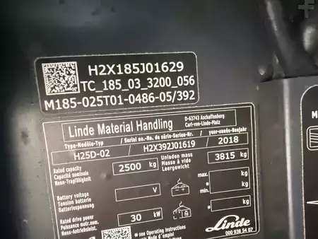 Dízel targoncák 2018  Linde H 25 D -02 (5)