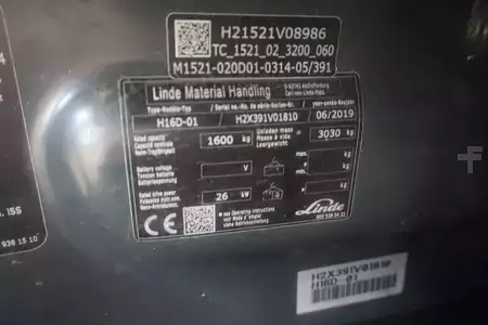 Empilhador diesel 2019  Linde H 16D-01 - 5.717 Stunden (7)