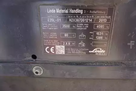 Sähkö - 4 pyör 2013  Linde E 35L-01 - Triplex - 2022er Batterie (8)