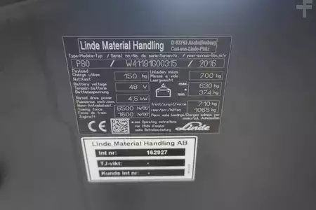 Vetotrukki 2016  Linde P 80 - 3.959 Stunden (4)