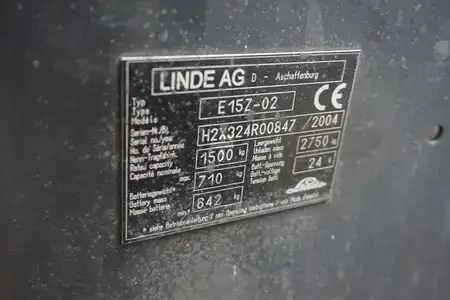 Elektro tříkolové VZV 2004  Linde E 15Z-02 - 2024er Batterie (13)