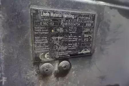 Electric - 3 wheels 2005  Linde E 16C-02 - Triplex (9)