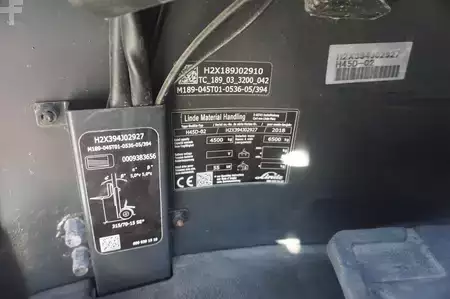 Dízel targonca 2018  Linde H 45D-02 - Triplex - 4.680 Stunden (7)