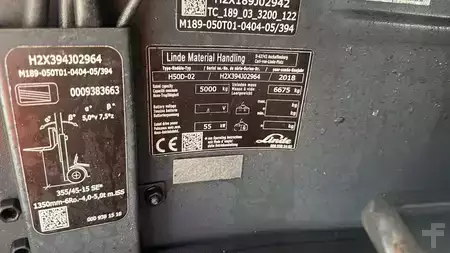 Kontejnerový vozík 2018  Linde H 50 D Container (4)