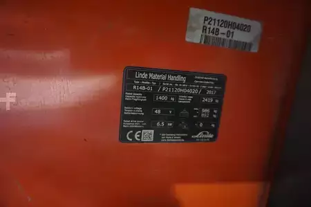 Retraky 2017  Linde R 14B-01 - 7.710mm - 5.483 Stunden (6)