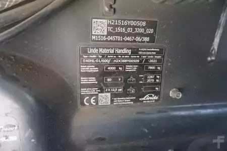 Eléctrica de 4 ruedas 2021  Linde E 40HL-01/600 - Triplex (5)