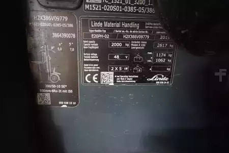 Eléctrica de 4 ruedas 2019  Linde E 20PH-02 - 2019er (12)