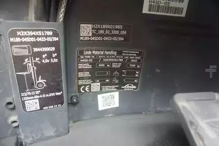 Carretilla elevadora diésel 2020  Linde H 45D-02 - Nur 4.054 Stunden (2)