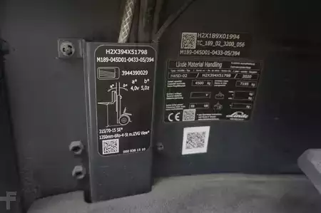 Dízel targonca 2020  Linde H 45D-02 - Nur 3954   Stunden (14)
