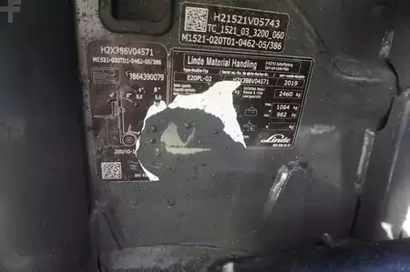 Elektro čtyřkolový VZV 2019  Linde E 20PL-02 - Triplex (2)