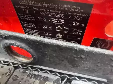 Låglyftare El 2021  Linde Paket - 3x Linde T18 - Baujahr 2021 (3)