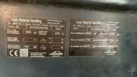Gázüzemű targonca 2021  Linde H 35T-01 - Triplex - 2021er (13)