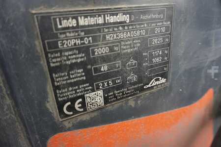 Elektro 4 Rad  Linde E 20PH - 2017er Batterie - 5178 Stunden (14)