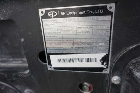 4-wiel elektrische heftrucks 2023  EP Equipment EFL253-B - 318 Stunden (10)
