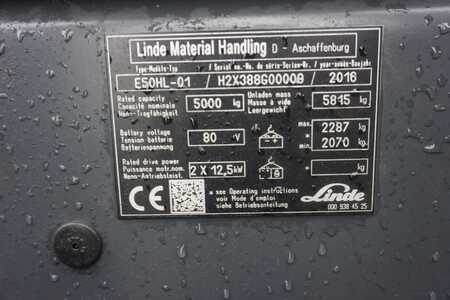 4-wiel elektrische heftrucks 2016  Linde E 50HL - 01 (7) 