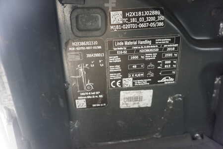 Elektro 3 Rad  Linde E 16-02 - Triplex - 6075mm HH (9)