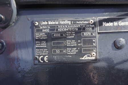 Diesel gaffeltruck 2006  Linde H 40D - 5900mm HH (12)