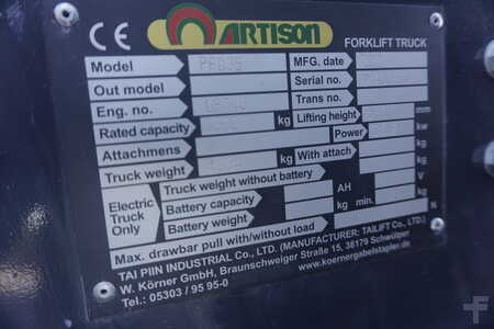 Diesel gaffeltruck 2021  Artison PFD 35 - 2021er - 1172 Stunden (11)