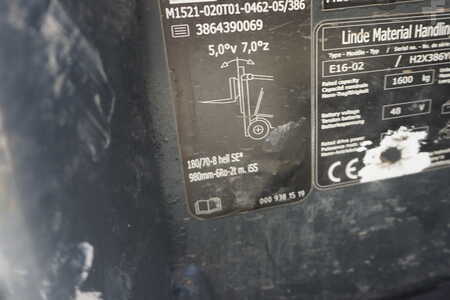 Sähkö - 3 pyör 2021  Linde E 16-02 - 2021er - Triplex (13)