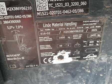 Sähkö - 3 pyör 2021  Linde E 16-02 - 2021er - Triplex (16)