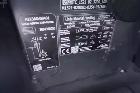 Elektromos 3 kerekű 2019  Linde E 12-02 - 2019er (9)