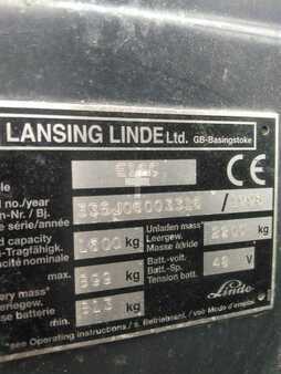 3-wiel elektrische heftrucks 1998  Linde E16C type 335 (5)