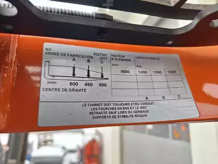 Reach Trucks 2017  Toyota RRE140H Akku 2023 (5)