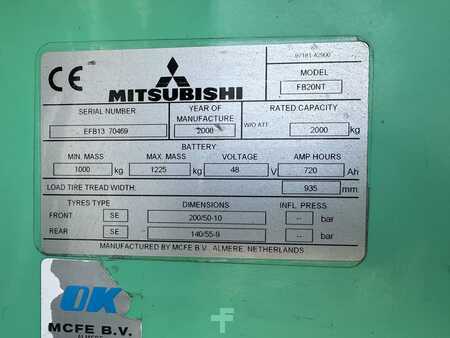 3 Wheels Electric 2008  Mitsubishi FB20NT Battery 2017 (9) 
