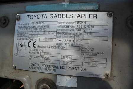 Diesel heftrucks 1992  Toyota 02-5FDF25 - Nr.: 405 (11)