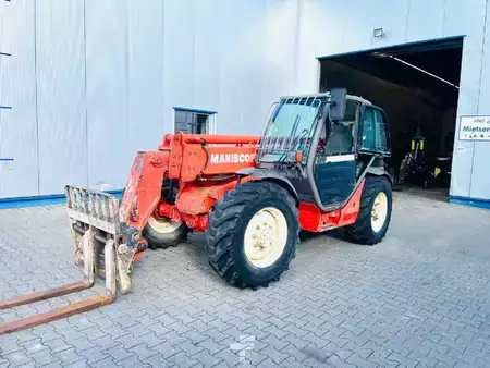 Telescopic forklift rigid 2001 Manitou MT 1033 HLT (1)