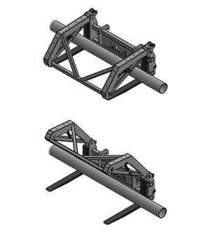 Ostatní - [div] Rohrgreifer Rohrklemme Rad/Teleskoplader (1)