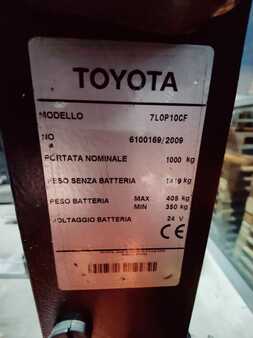 Wózek do komisjonowania poziomego 2009  Toyota 7LOP10CF (2) 