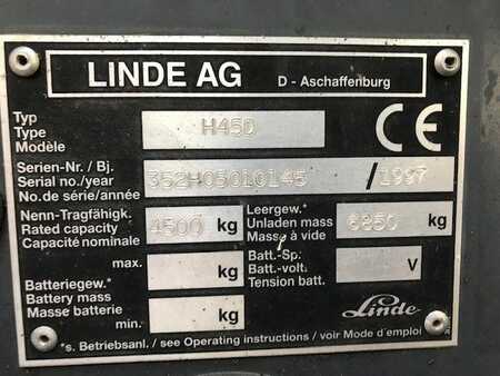 Carretilla elevadora diésel 1997  Linde H45D (9) 