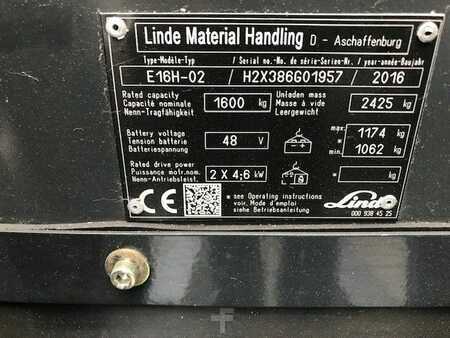 Elektro tříkolové VZV 2016  Linde E16-H-02 (8)