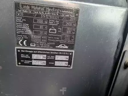 Lavatrukit  Linde W20 // 1284 Std. Sofort einsatzbereit (4)