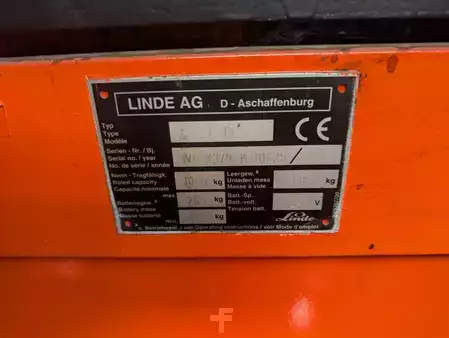 Apilador eléctrico  Linde L 10 (6)