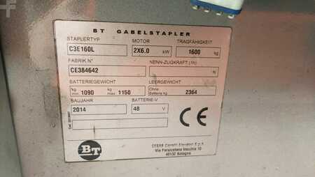 Eléctrica de 3 ruedas 2014  BT C3E160L // Duplex // 3.+4. Ventil // Elektro // Vorschubgabeln (5) 