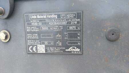 Linde H50D-02 // Freisichtmast // Hubhöhe 3,22m // Diesel // 