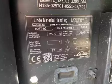 Treibgasstapler 2018  Linde H 25 T-02 // Seitenschieber // Treibgas (7)