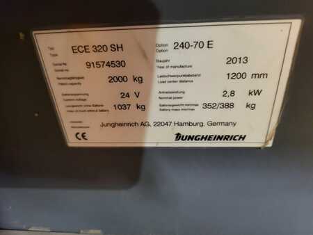Lodret ordreplukker 2013  Jungheinrich ECE 320 SH // 2,4 m Gabeln (6)
