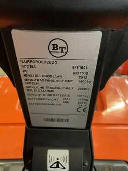 Gerbeur 2013  BT SPE 160 L // Triplex // HH 5400 mm // FH 1800 mm // 3149 Std.  (6) 