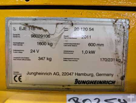 Préparateur de commande horizontal 2011  Jungheinrich EJE 116 // Elektro // neue UVV (7)