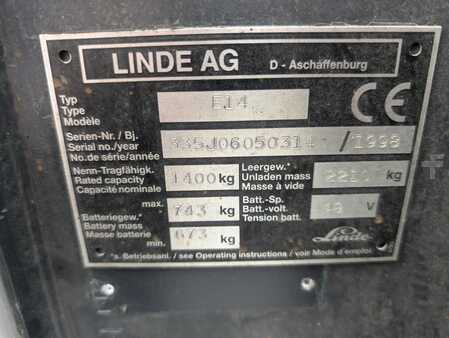 Elektro tříkolové VZV 1998  Linde E14 // containerfähig // Duplex // SS // Elektro (9)