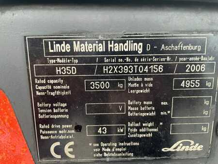 Dieselstapler 2006  Linde H 35 D // Standard // Seitenschieber (7)