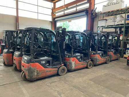 3-wiel elektrische heftrucks 2020  Toyota Paket 10 Stück // 8FBMK20T // Duplex // containerfähig (1)