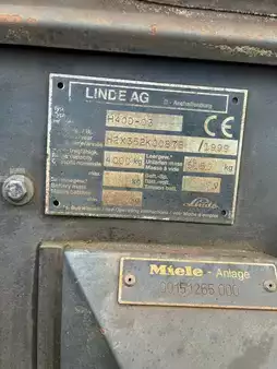 Empilhador diesel 1999  Linde H 40 D // wenig Std. // 3. & 4. Ventil // Drehgerät (5)