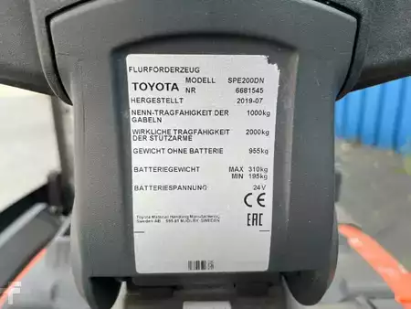 Apilador eléctrico 2019  Toyota SPE200DN (5)